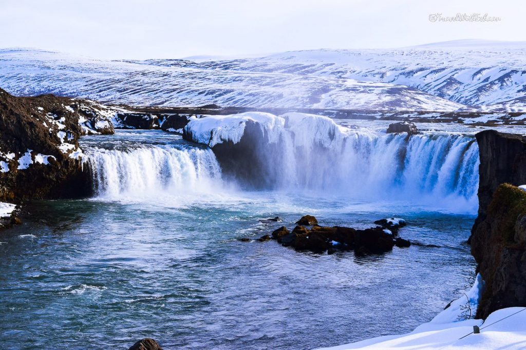 Godafoss in the spring